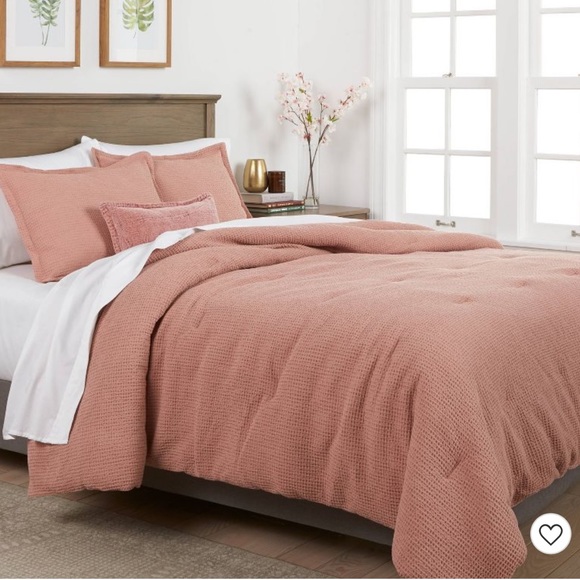 Threshold Bedding King Washed Waffle Weave Comforter Set Threshold